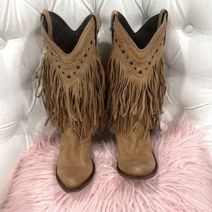 Liberty Black LB 71124 Vegas Fringe Cowboy Boots